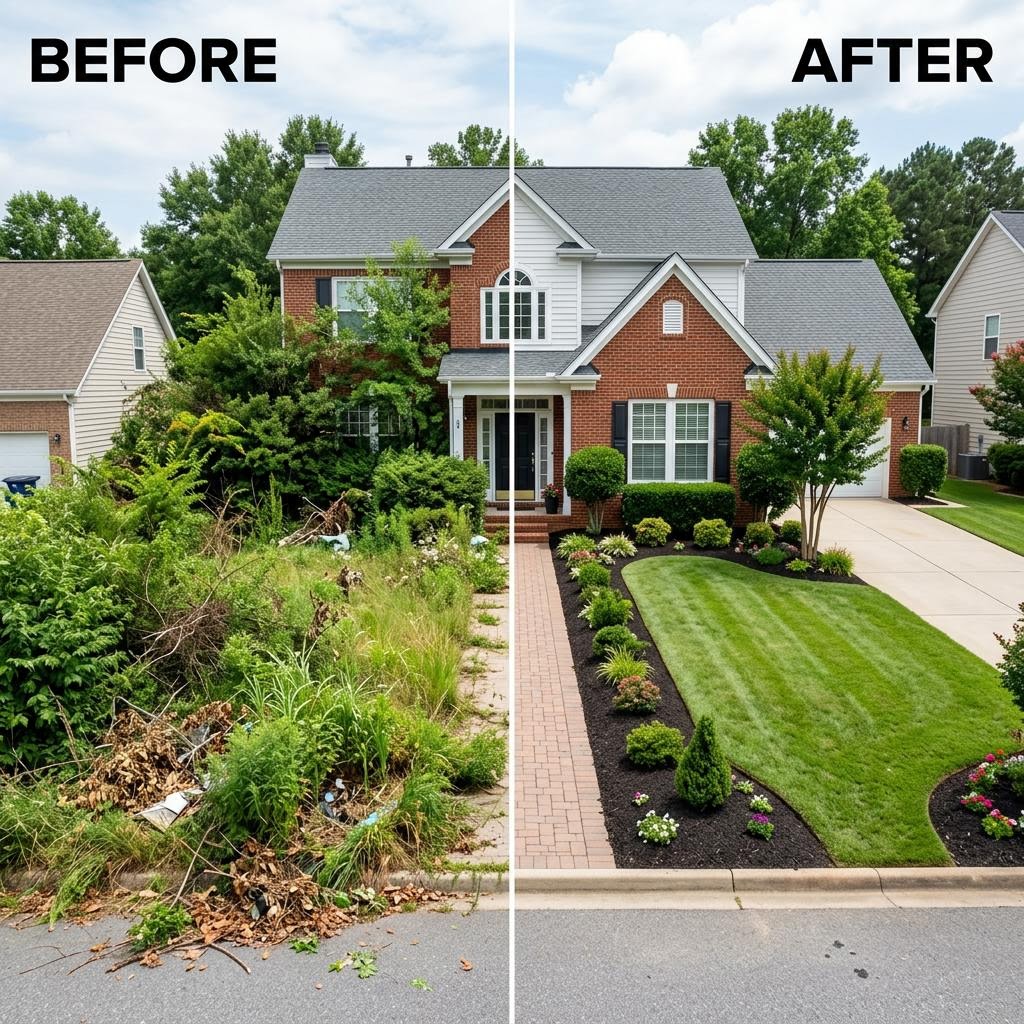 Shrub Removal example 1