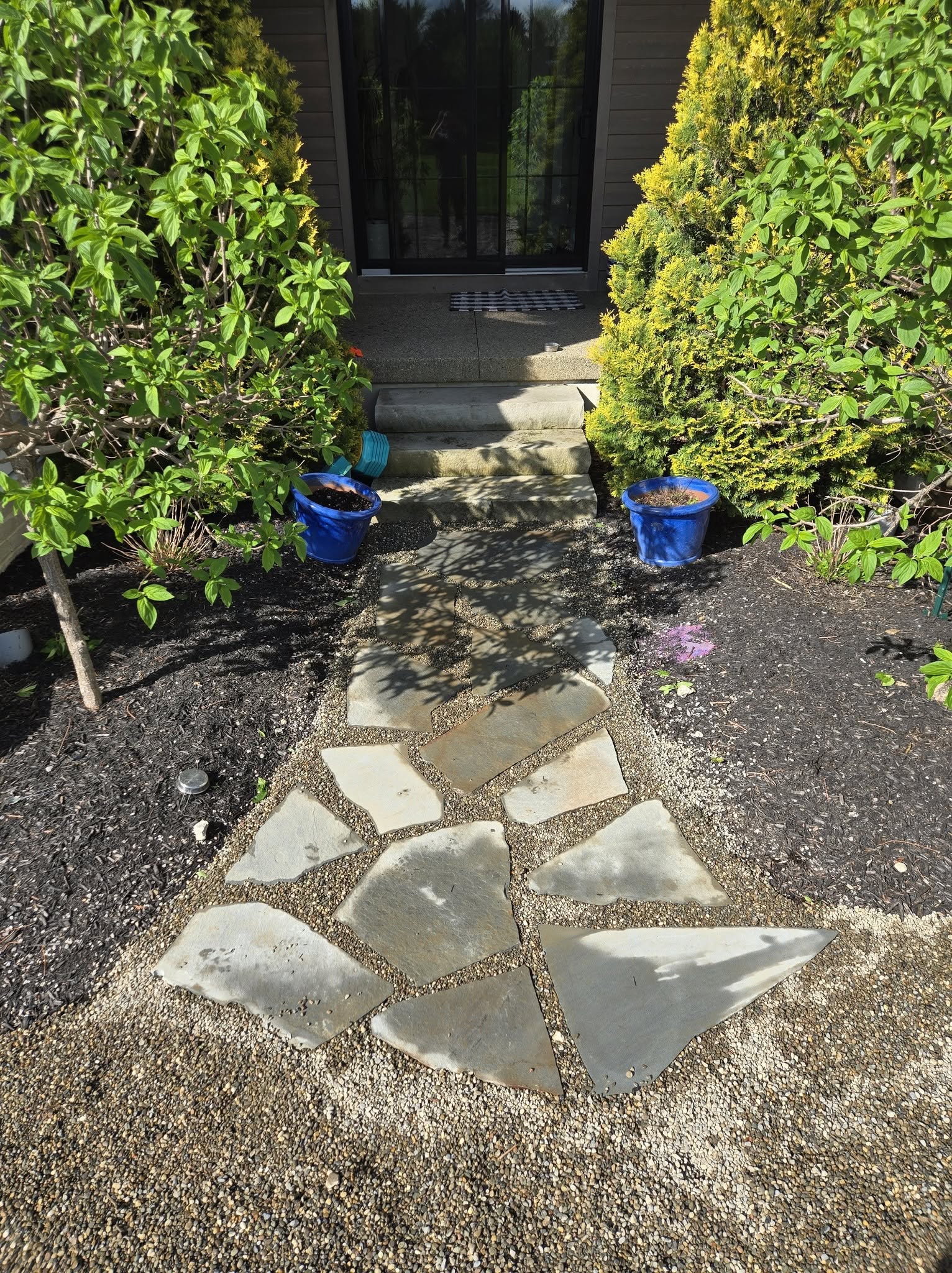 Flagstone Walkway — Close Up